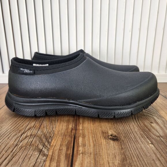 Western Chief Easton Clog Mens Sz 8 Black Rubber Waterproof Outdoor Garden Shoes main image 10